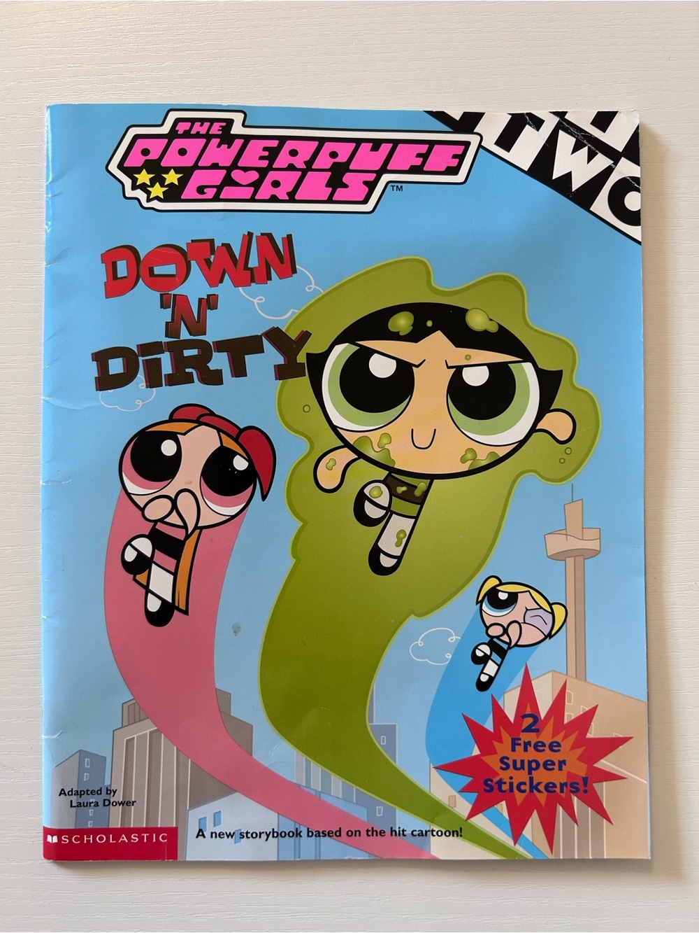 2 for $15 VINTAGE 2001 Power Puff Girls “Down n Dirty” book